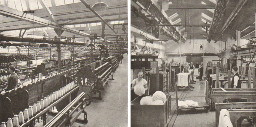 Således så Schillers lokaler ud fra 1880'erne indtil 1960'erne, som Holger Petersens Tekstilfabrik. Fabrikken havde spinderi, farveri, flettemaskiner til fremstilling af bånd og bændler, strømpeproduktion på maskiner, væveri, produkion af knapper osv.